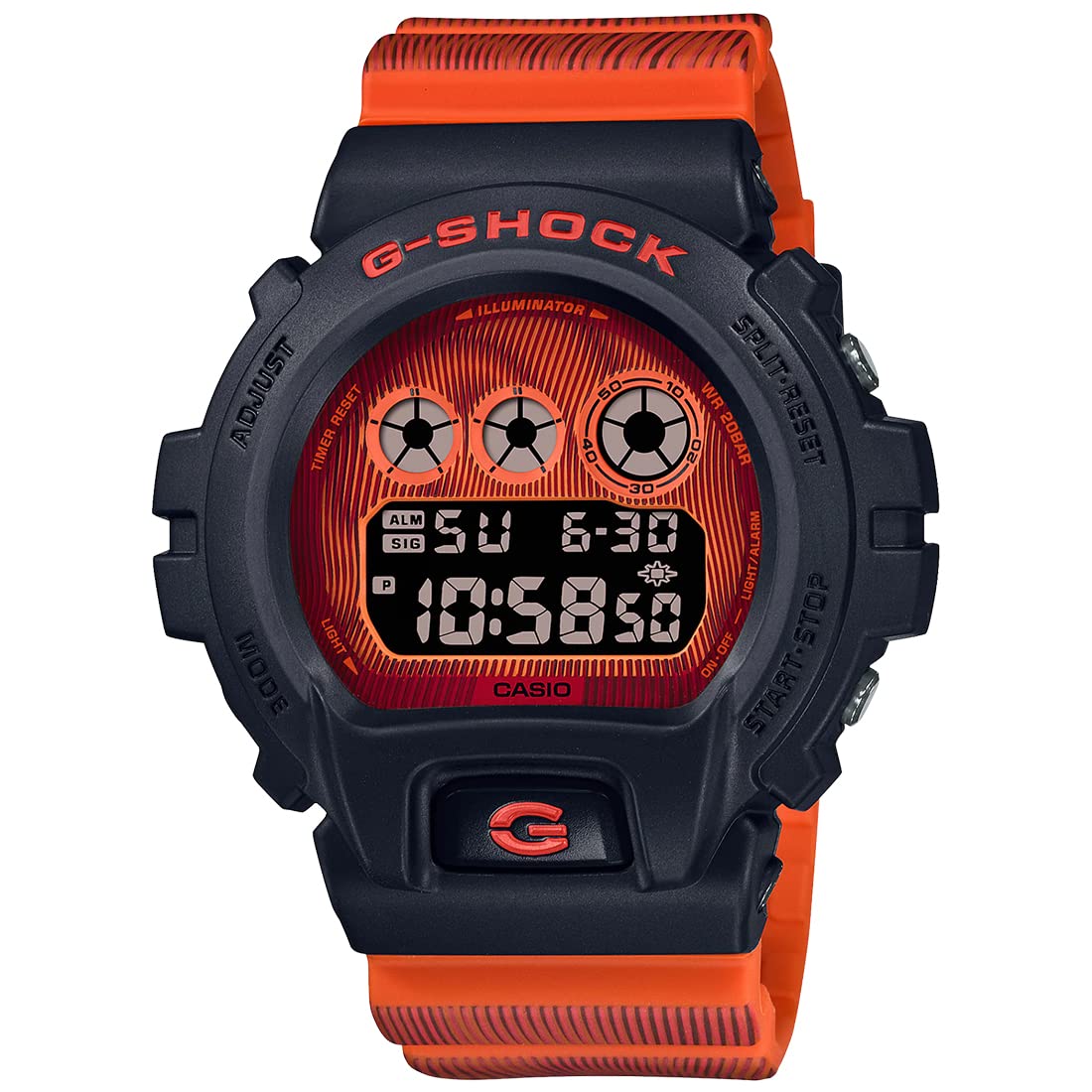 Casio Men Resin G-Shock Digital Orange Dial Watch-Dw-6900Td-4Dr, Band Color-Multicolor (B0BS99R8LX) Amazon Price History, Amazon Price Tracker