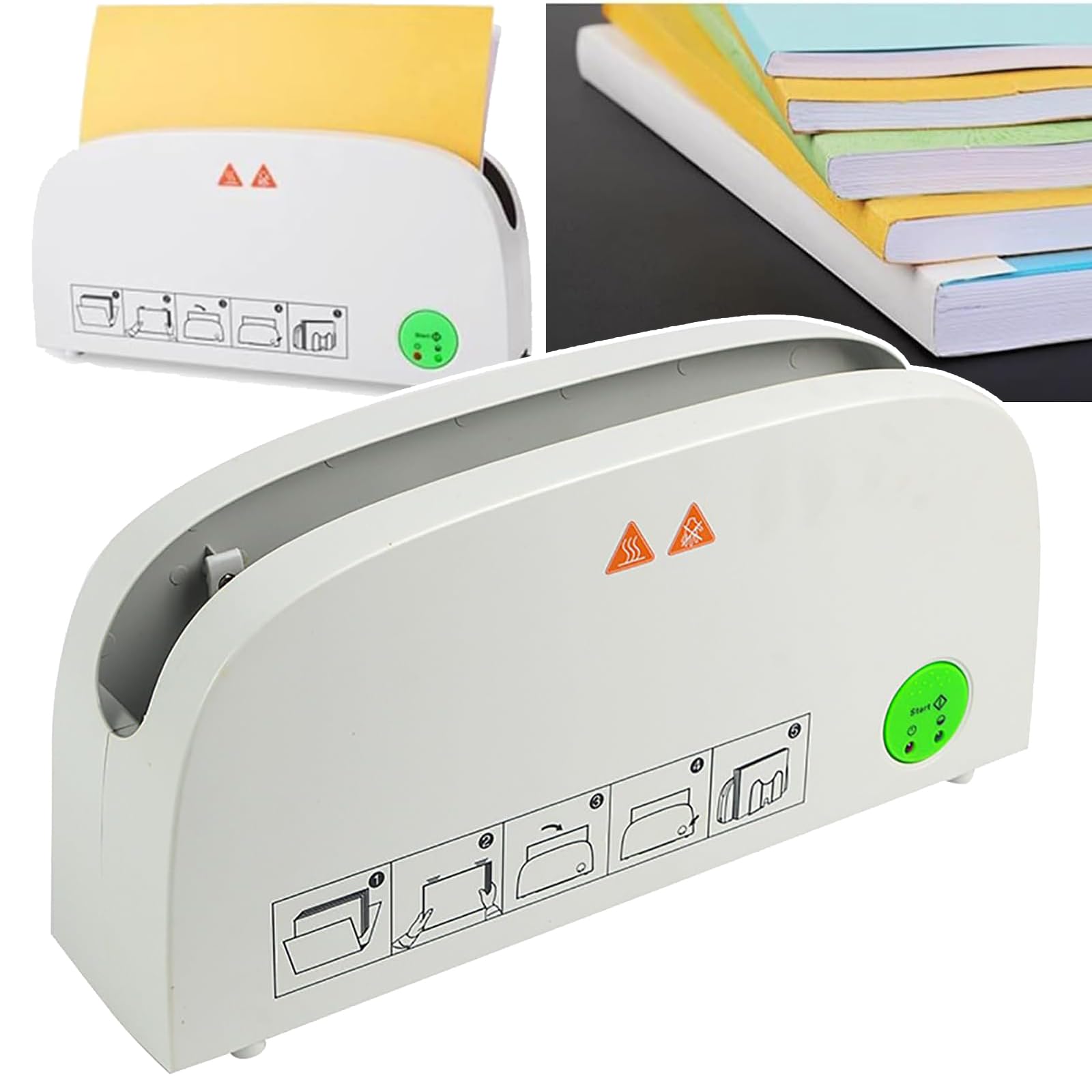 Machine de reliure électrique thermofusible thermique A4 pour rapports et documents administratifs