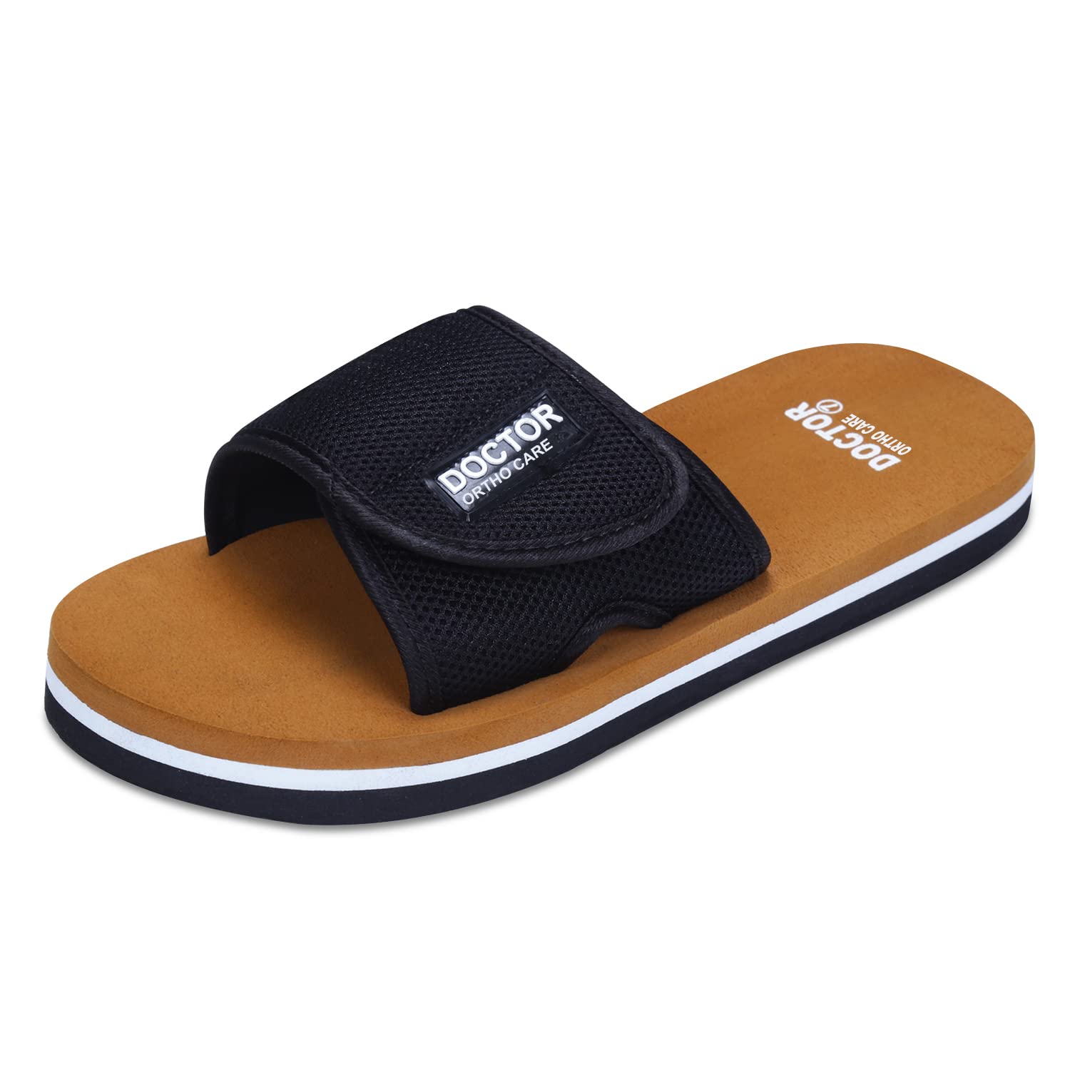 DOCTOR EXTRA SOFT Mens Comfortable Cushion House Flip-Flop Casual Slippers [D-60025], Tan, Size_11 (B0BR2C3XNX) Amazon Price History, Amazon Price Tracker