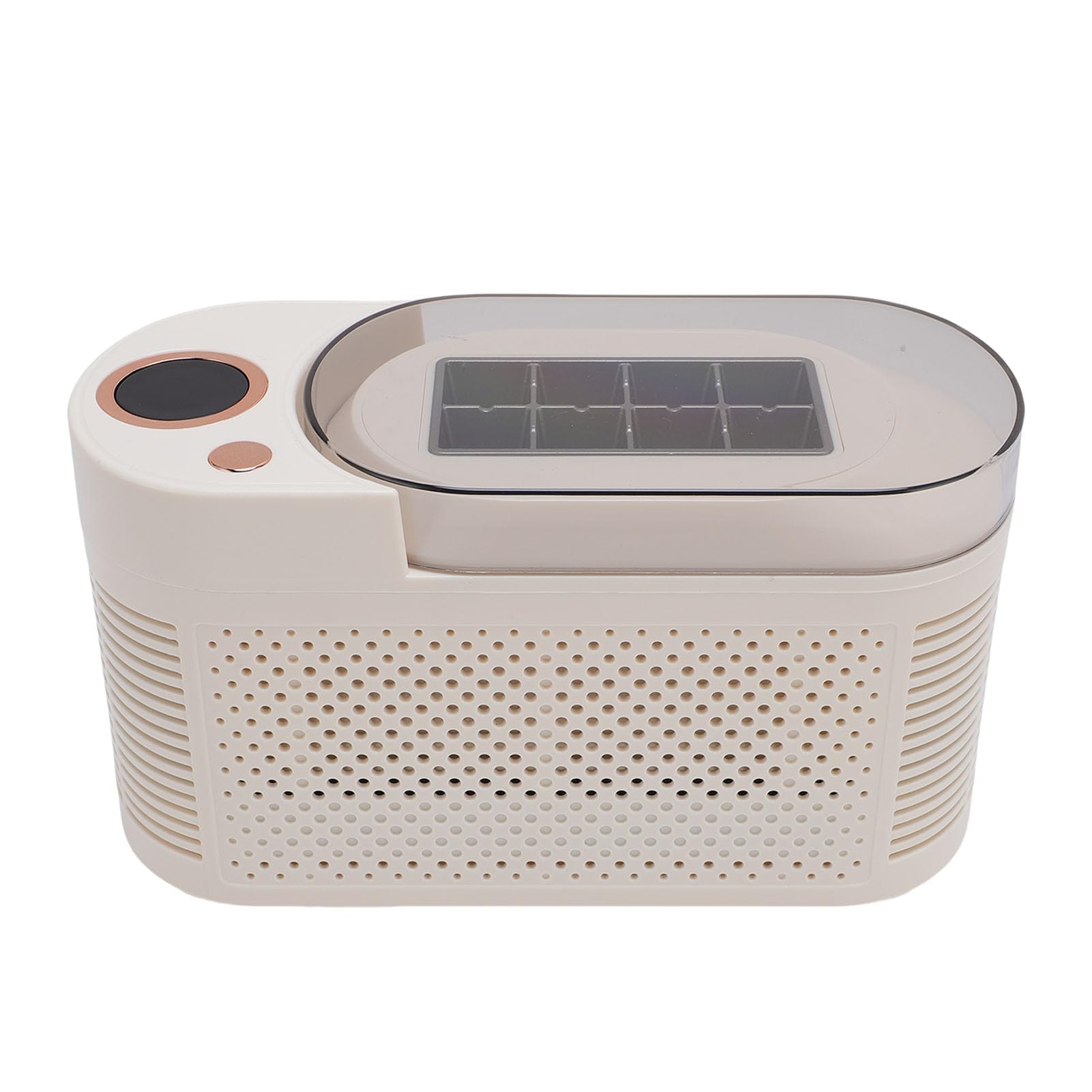 Mini Máquina de Hielo Portátil para Encimera, Fabricación de Hielo Rápida de 120W, 8 Cubos en 10 Minutos para Casa, Camping, RV (Enchufe de la UE)