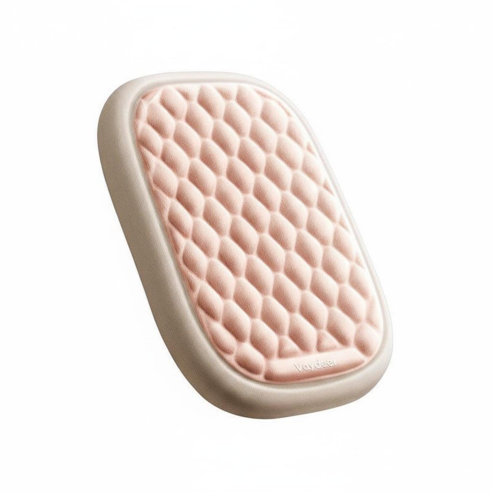 Soft and Elastic Memory Foam Elbow Cushion Non-Slip Rubber Base Memory Foam Arm Cushion Easy to Clean Ergonomic Wrist Support Pad for Programmers, Office Workers, Drivers, Gaming, Car, Pink Wh-image-37