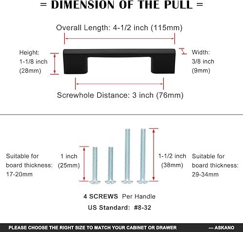 Miniatura 6 de ZP2205 - Tirador de 3 pulgadas con orificios centrales, color dorado cepillado de pie ancho para gabinete de cocina, paquete de 10, herrajes sólidos