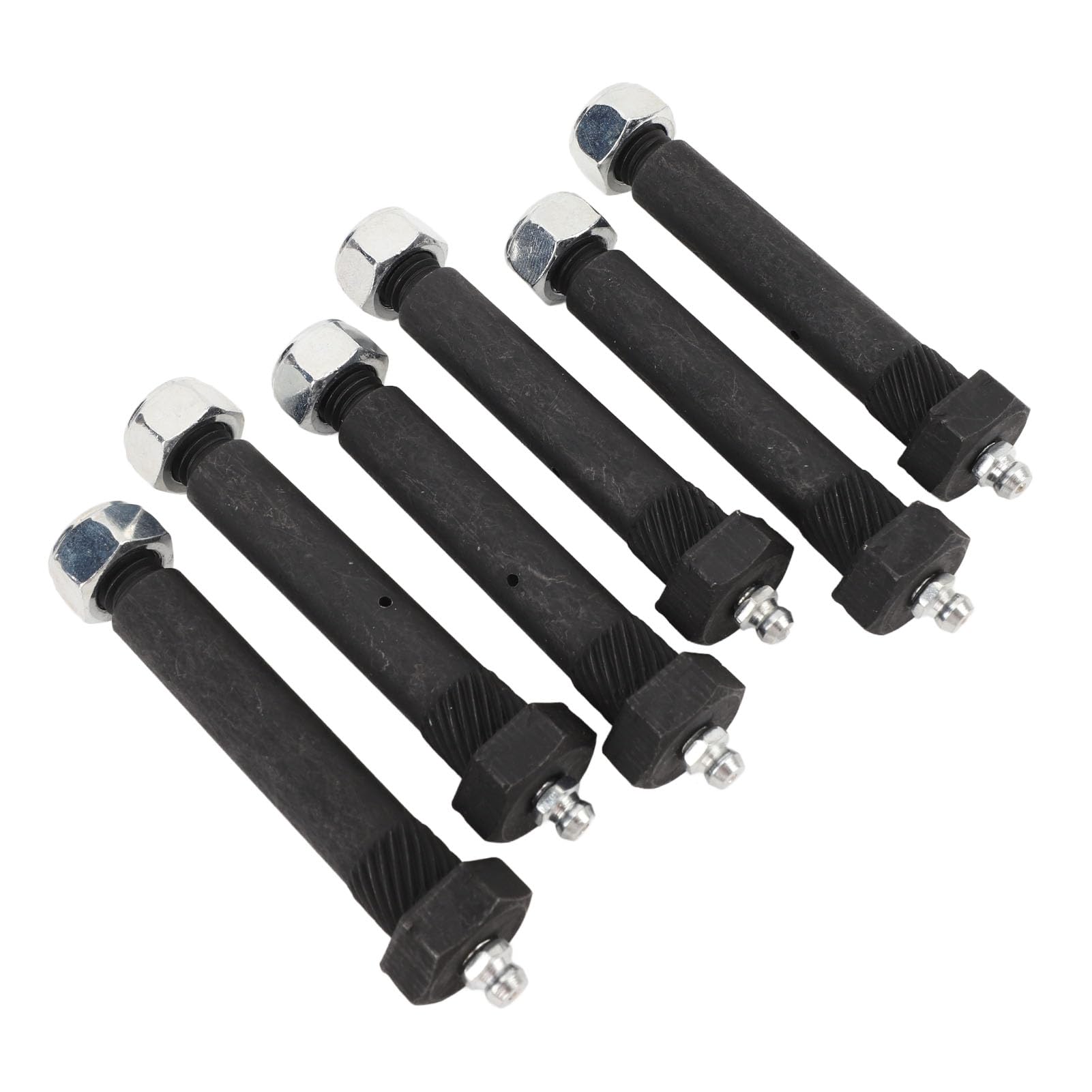 Photo 1 of Trailer Axle Shackle Bolts Spring Shackle Bolts 6pcs Spring Shackle Bolts Lock Nut 9/16 X 3in Trailer Axle Greaseable Spring Bolts for Most Trailer Axles