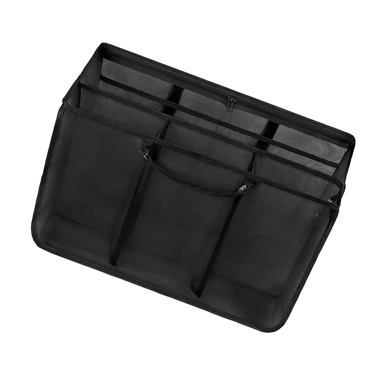 Piceioep Bag Organizers for Beach Bag,Toted Organizers Insert,Lightweight Mesh Divider with Zipper Pocket Compartments Mesh Insert Divider Pouches Beach Inserts