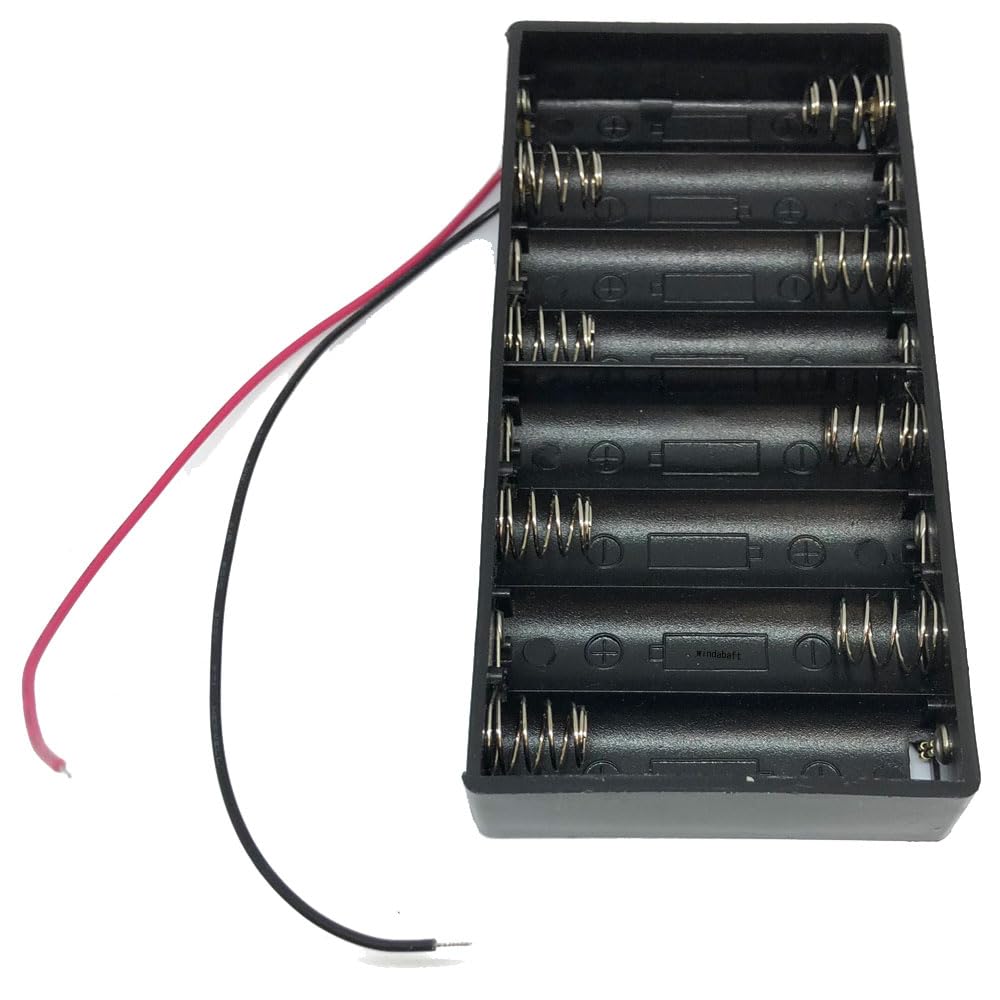Amazon | 12V 単三 乾電池 8本用 電池ボックス DC 二芯