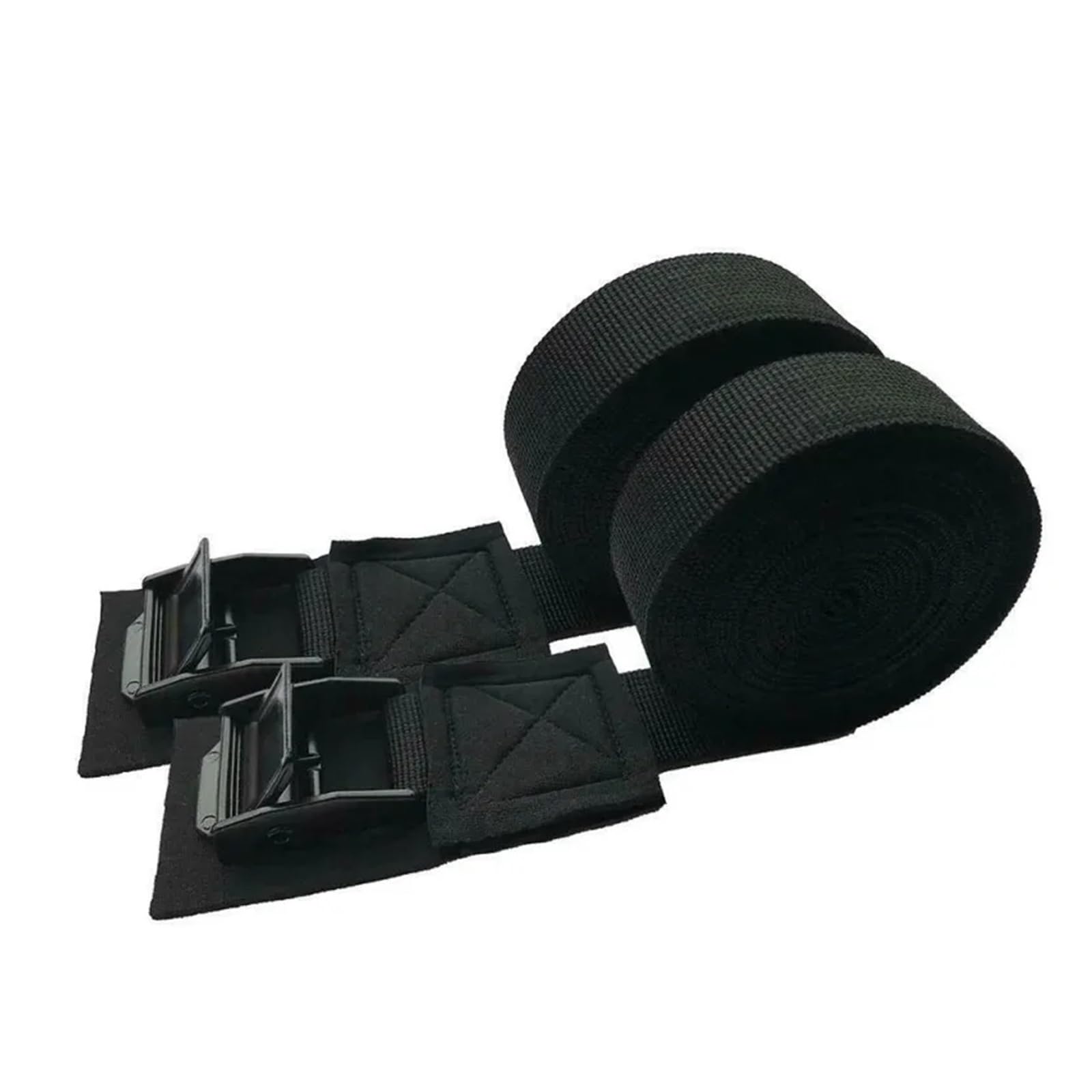 paski zapadkowe, 2 szt. Nowy 2/3/4/5m*2,5cm Czarny Pasek Mocujący Mocny Pas Zapadkowy Bagażnik Mocowanie Ładunku Z Metalową Klamrą Dropshipping(300x2.5cm 2pcs)