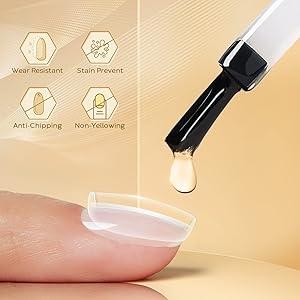 modelones Matte Gel Top Coat No Wipe Top and Base Coat, 3 Pcs Velvet Matte Glossy Shine Clear Effect Soak Off Nail Lamp Long Lasting Gel Polish Base Top Coat for Home Salon Nail Art Use