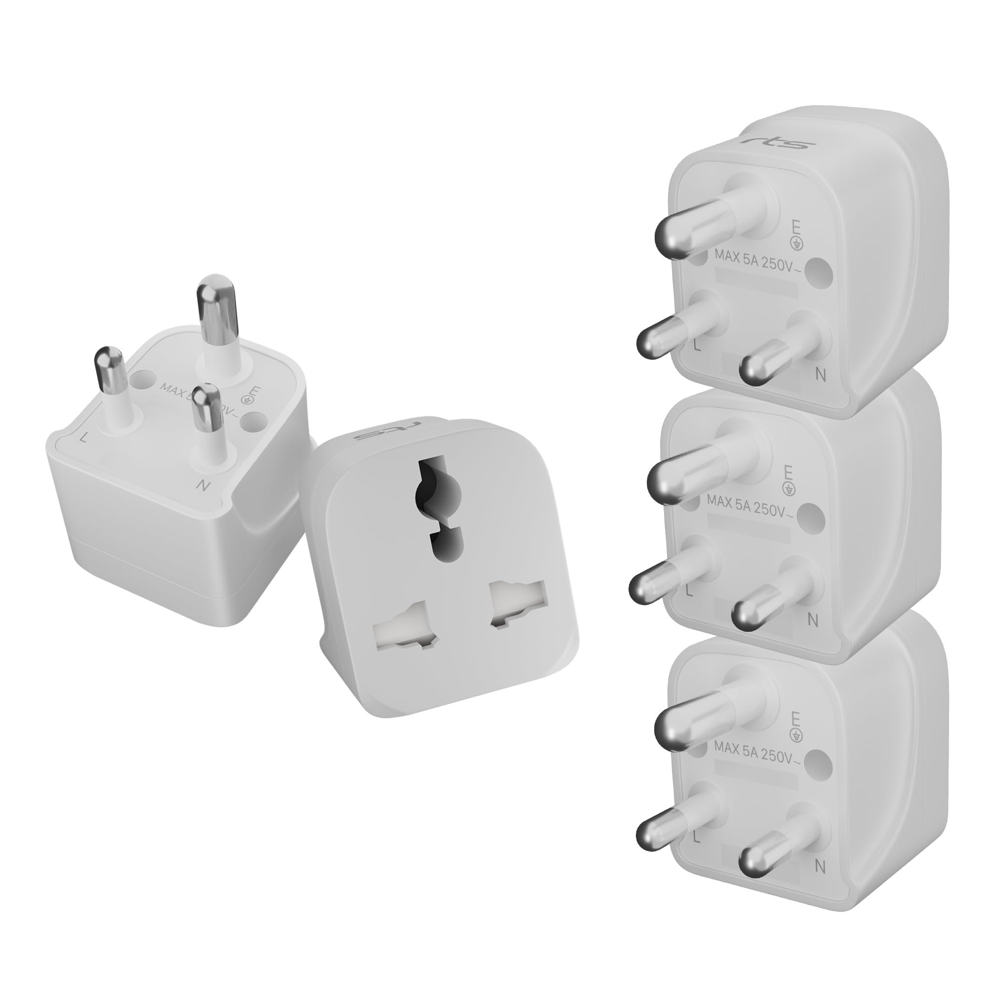 rts UK Adapter for Indian Pins, India to UK UAE, Hong Kong, Dubai, UK Power Adapter Converter- Type G - Perfect for Laptop, Camera, Phones, Chargers, iPhone, tablets, Bluetooth speakers White (1 Pack) — Amazon image 19
