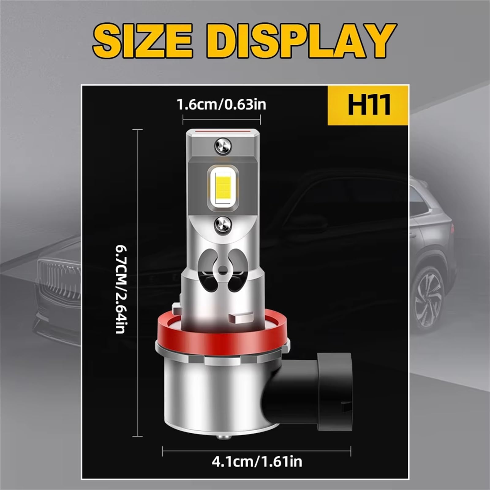 Phare De Moto pour Ducati 1098 1198 848 899 pour Evo 1199 pour Panigale RS Phare LED H11 H8 pour Moto Scooter Ampoule Turbo 15000Lm 6000K Canbus Feux Avant Moto(2PCS)