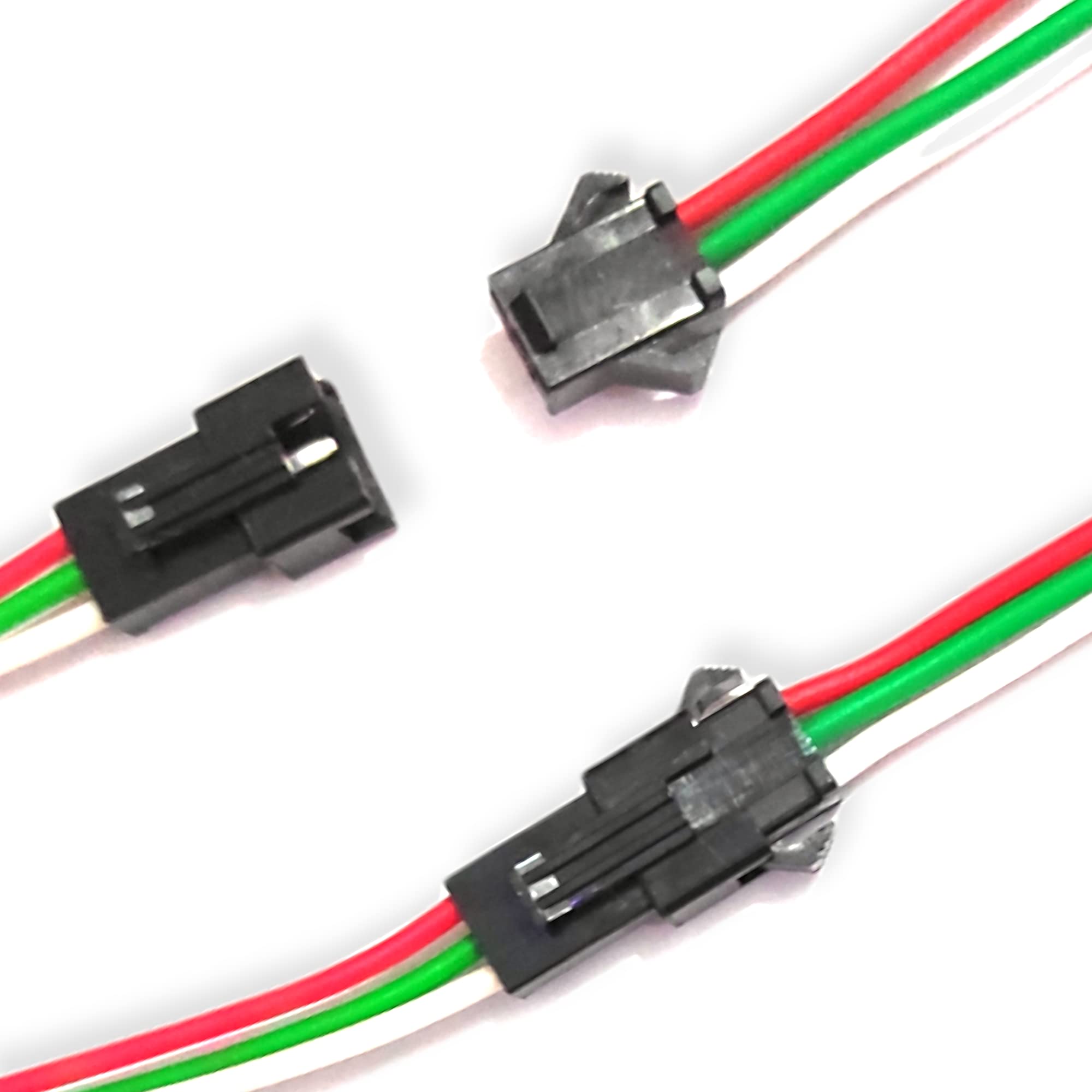 UNIVERSAL HUB JST SM 3 Pin Plug Male and Female Connector Adapter with Electrical Cable Wire for LED Light 5Pairs (B0D35KFVN1) Amazon Price History, Amazon Price Tracker