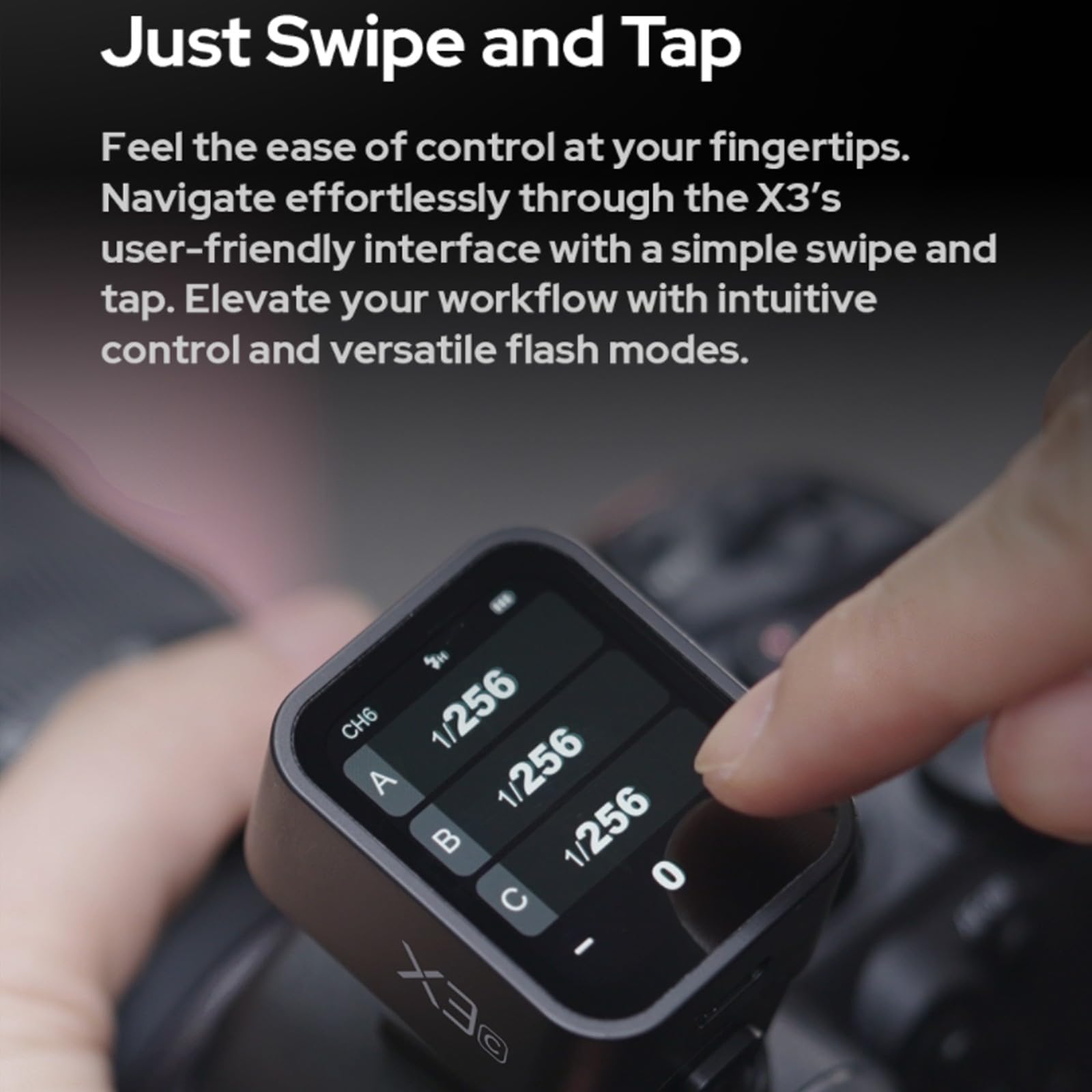 Godox X3-N Pantalla táctil TTL Disparador de Flash inalámbrico para Nikon, inalámbrico de 2,4 GHz, sincronización de Alta Velocidad, transmisor TTL Speedlight para cámaras Nikon (I-TTLAutoflash)