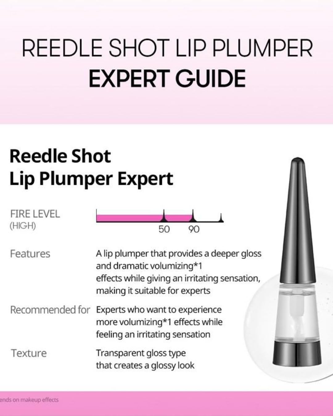 Reedle Shot Lip Plumper - Soin Hydratant pour Lèvres avec Cica et Hyaluron, Made in Korea (EXPERT)