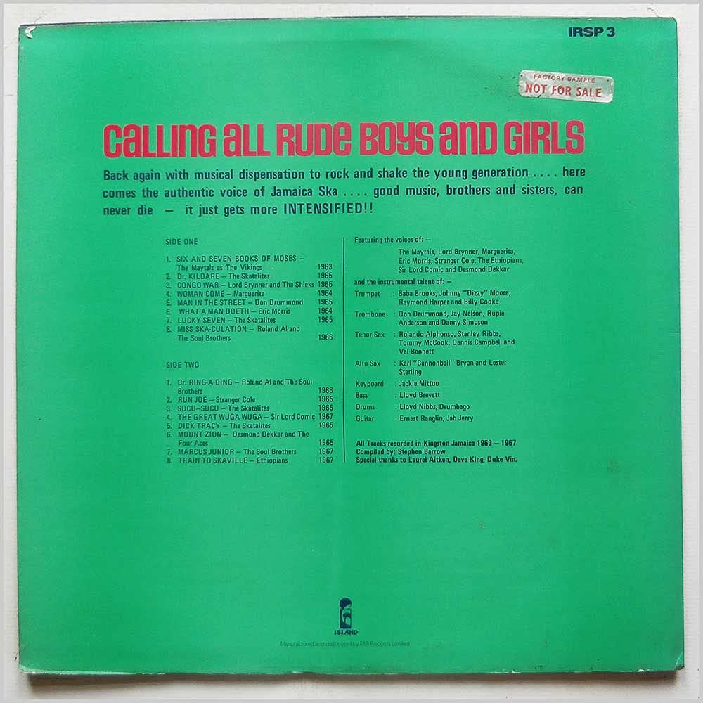 More Intensified! Original Ska 1963-1967