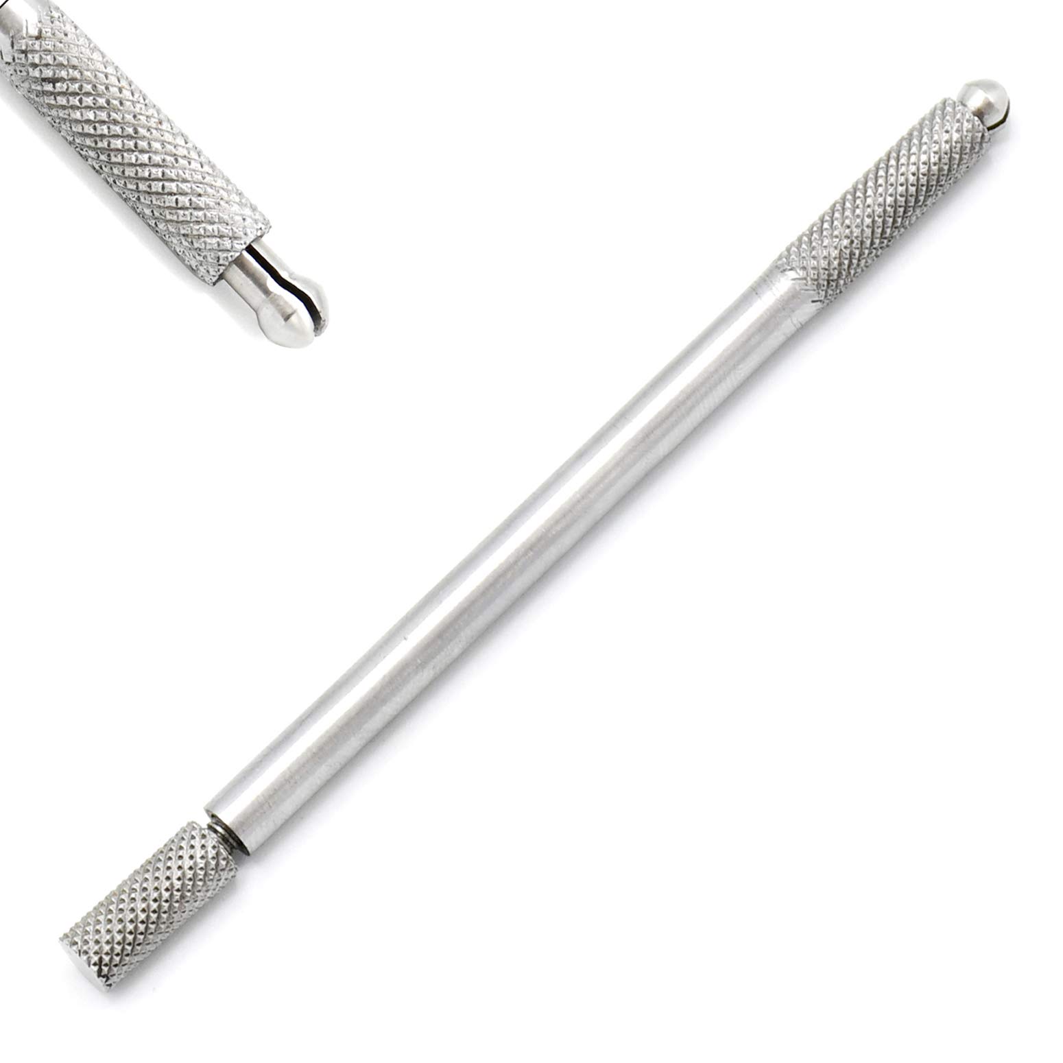 AAProTools Micro Blades Round Knurled Chuck Scalpel Handles Stainless Steel 13 cm Long