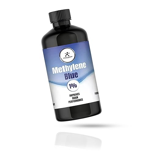 Compass Laboratory Azul de metileno 1% Grado USP Suplemento dietético para la salud cerebral probado por terceros Botella de vidrio de 8.0 fl oz Compass Laboratory Azul de metileno 1% Grado USP Suplemento dietético para la salud cerebral probado por terceros Botella de vidrio de 8.0 fl oz