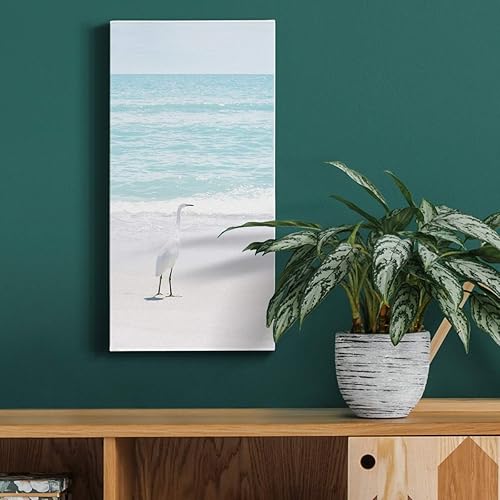 Miniatura 5 de Renditions Gallery Arte de pared de garza de verano I, decoración en lienzo de alta calidad con envoltura de galería, listo para colgar, 16 pulgadas