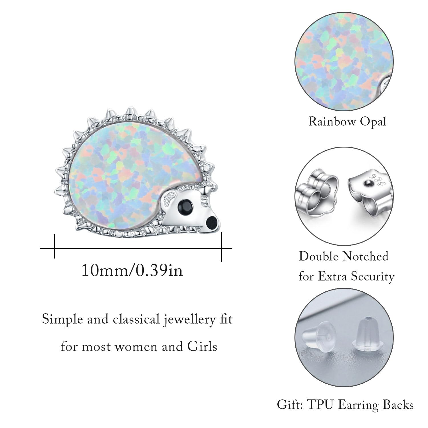 REDSUN Koala Ohrstecker Tiere Mädchen 925 Sterling Silber Koala Ohrringe Gold Tiere Koala Schmuck Koala für Damen Frauen Kinder