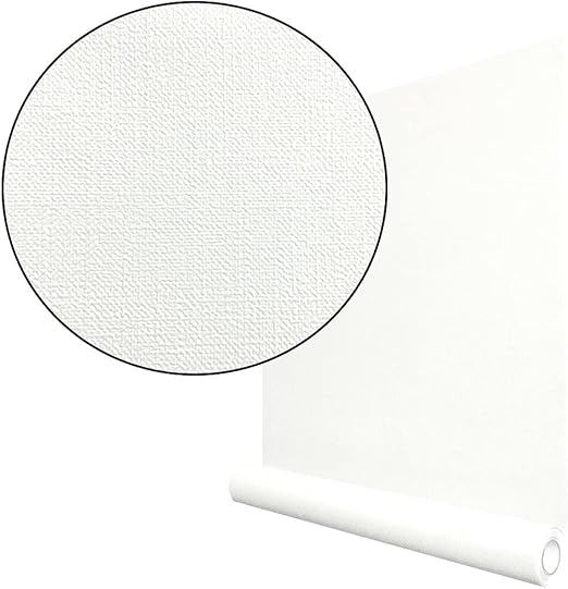 Amazon 厚手 上質 6m 壁紙シール はがせる おしゃれ リメイクシート 壁紙 補修 C Wa601 白 無地 Diy 工具 ガーデン