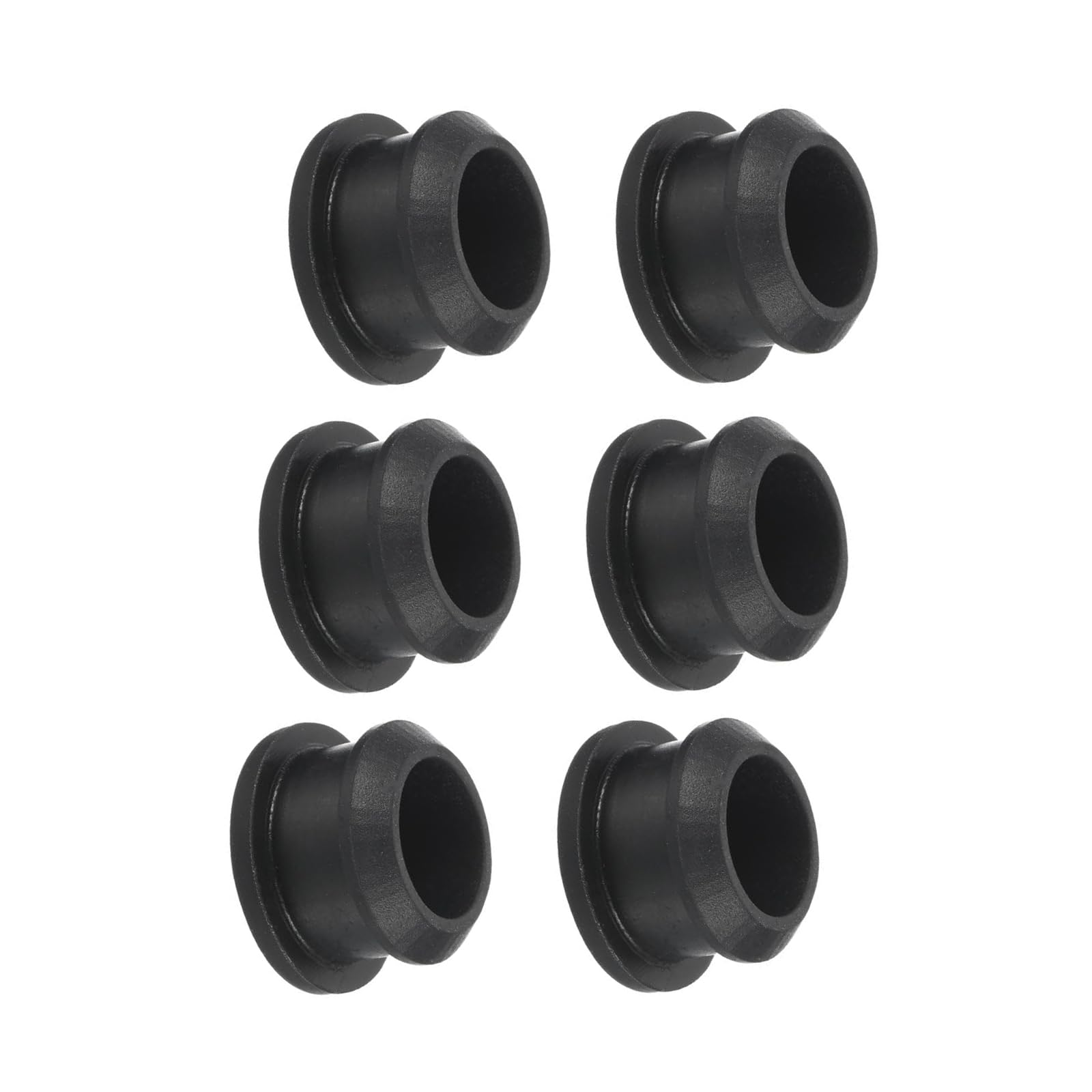 ROWORKX 15mm Silicone Snap-In Hole Plugs, 6PCS Rubber Blanking Plugs