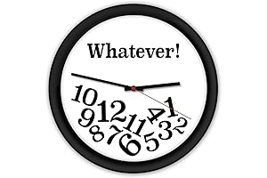 Funny Whatever Wall Clock