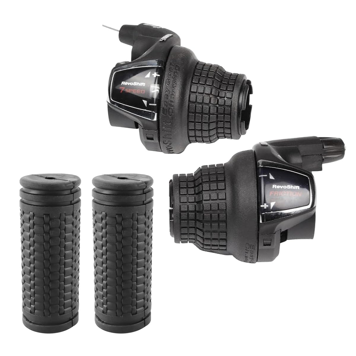 1 Par De Manetas De Cambio Para Bicicleta, SL-RS35, 3/7 Velocidades, Con Puño Giratorio, Para Bicicletas De Montaña, Carretera, Ciudad Y Plegables.