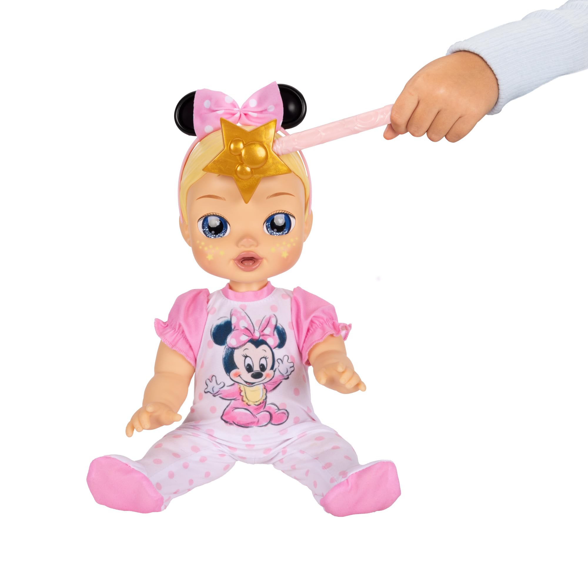 Disney Deluxe Feature Doll: Minnie - Blonde hair, niebieskie oczy