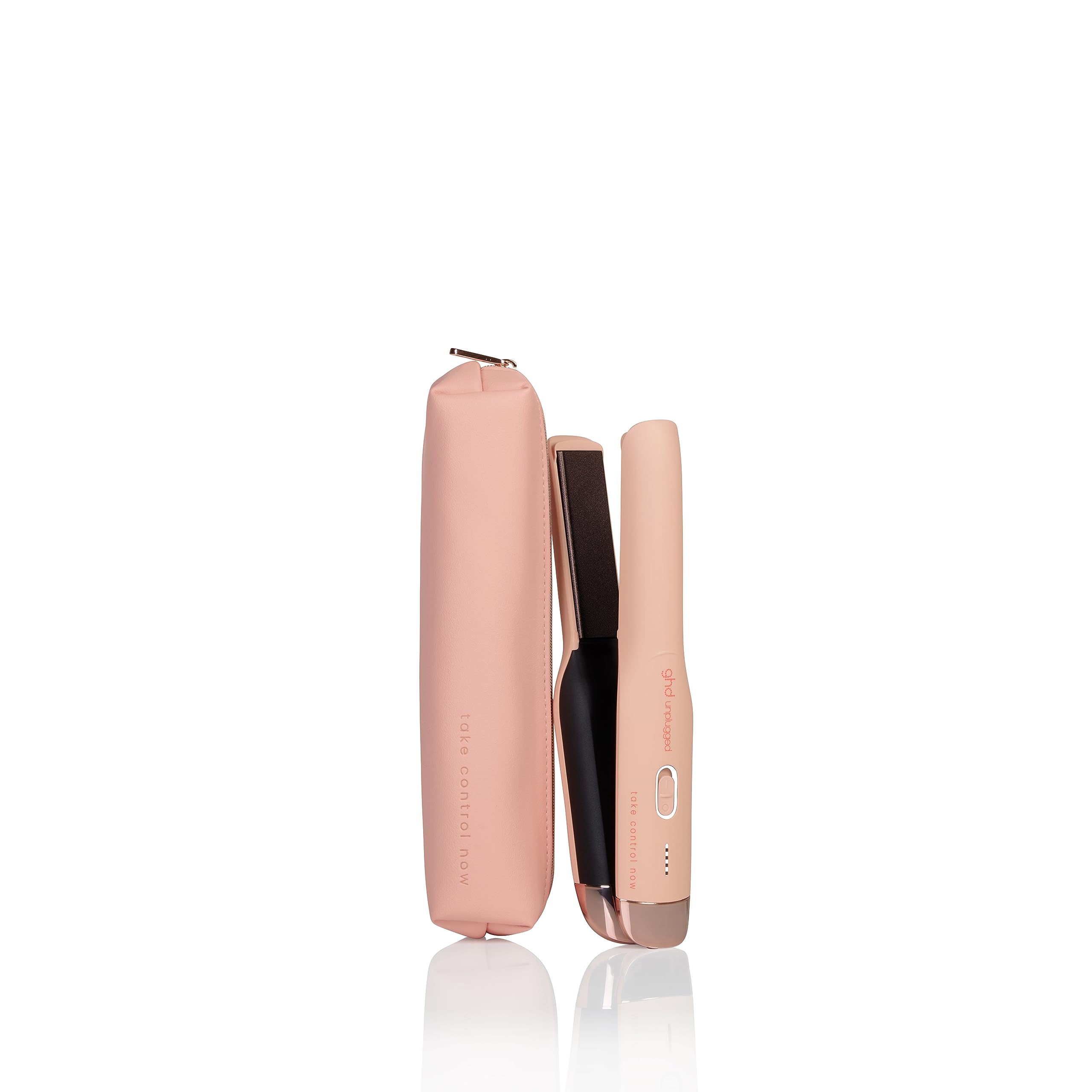ghd Unplugged Styler - Piastra per capelli senza fili - Edizione Limitata (Rosa Pesca)