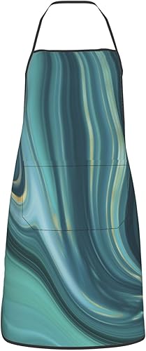 Miniatura 8 de PAILON Delantal divertido para mujer con bolsillo, delantales para mujer, delantal lindo para cocinar, delantal de camarera delantales de cocina