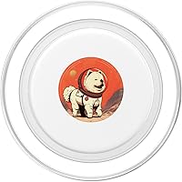 Vista 2 de Chow Chow Mars Funny Dog Astronaut PopSockets MagSafe PopGrip for iPhone