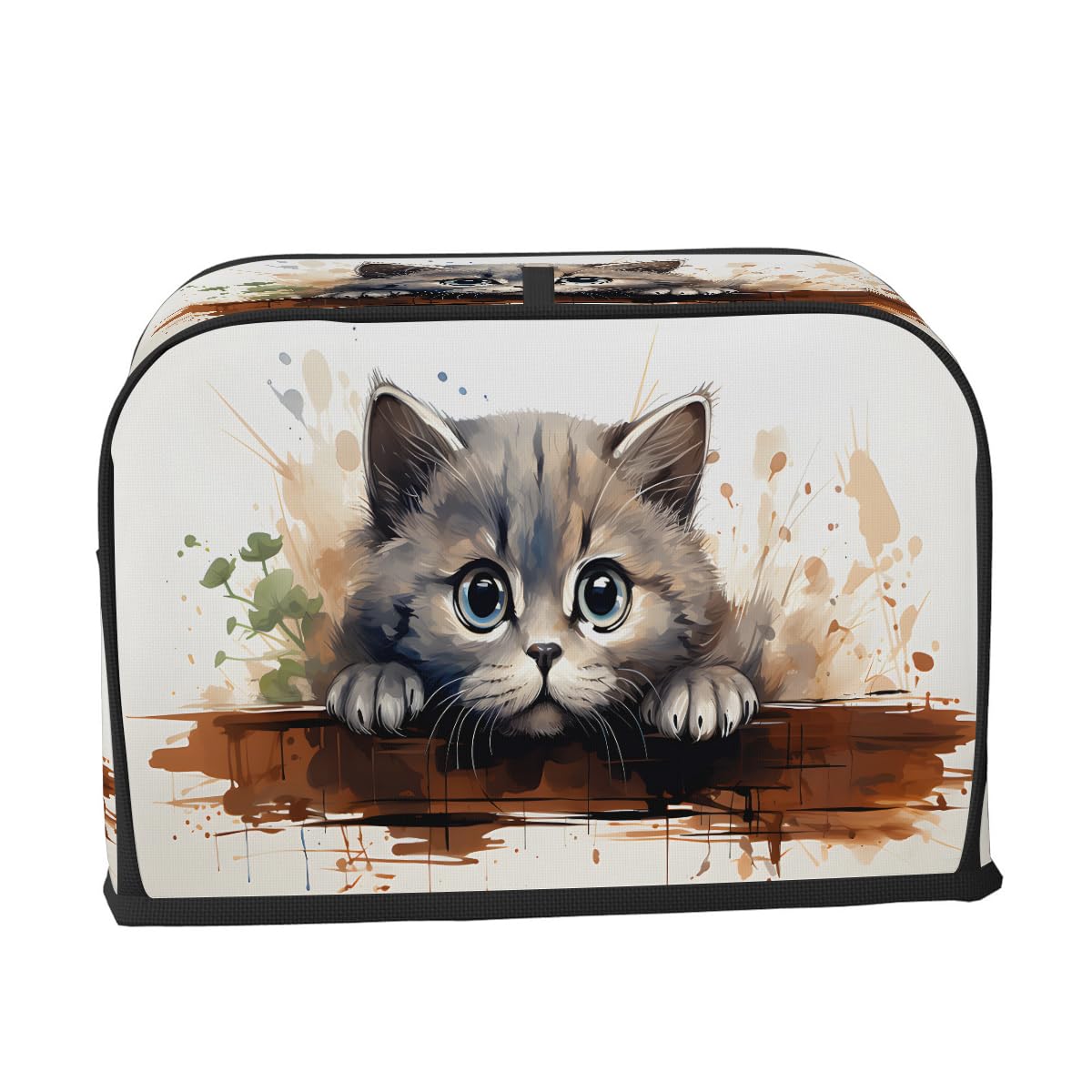 Cute Cat Toaster Cover - Stain Resistant & Washable -2