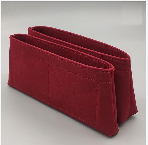 Lckaey Bag Organizer For coco handle small bag organizer Felt insert 2020Claret-S