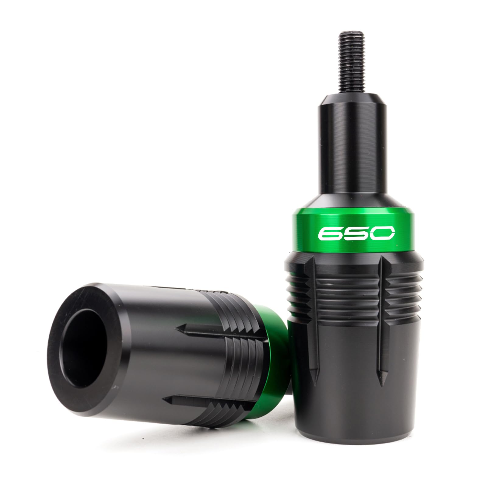 2025 Protezione Anticaduta Per Kawasaki Z650 Ninja 650 KRT Ninja650 2017-2024 Z650 RS Tamponi per moto Protezione Anticaduta Paratelaio (Verde)