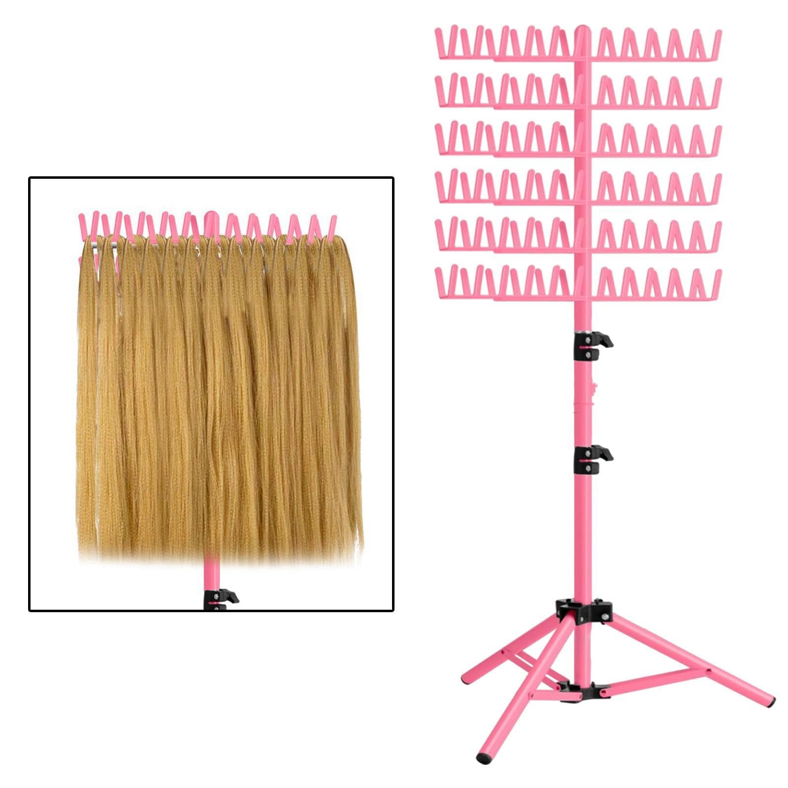 Soporte de Pie para Trenzar El Cabello, Soporte para Pelucas Ligero Y Estable para Salones de Belleza Y Uso Doméstico.