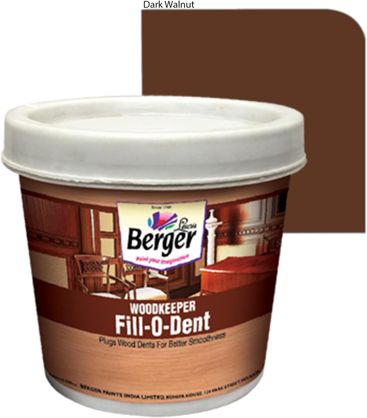 Berger Wood Keeper Fill-O-DENT-Dark Walnut-1 Kg
