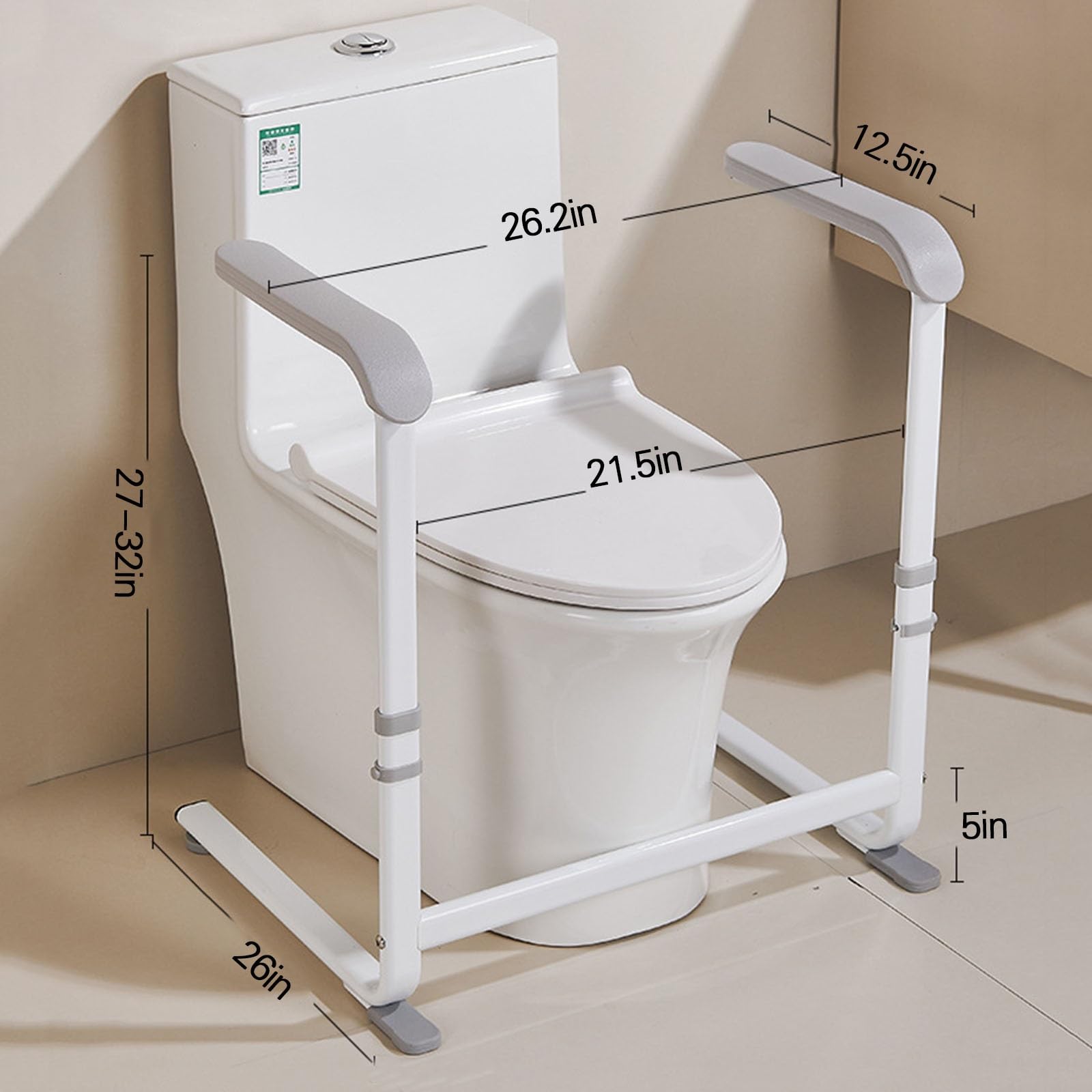 Aide au Levage de Fauteuil, Aide au Levage de Fauteuil pour Personnes âgées, Barre d'appui pour Aider Le Patient à se Lever et à se déplacer Devant Le canapé, Fauteuil inclinable, Toilettes