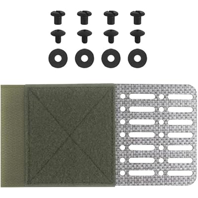 MiOYOOW Molle Extension Panel, Tactical Side Hook Looped Panel, Vest Cummerbund Extension Wing for Vests Chest Rigs