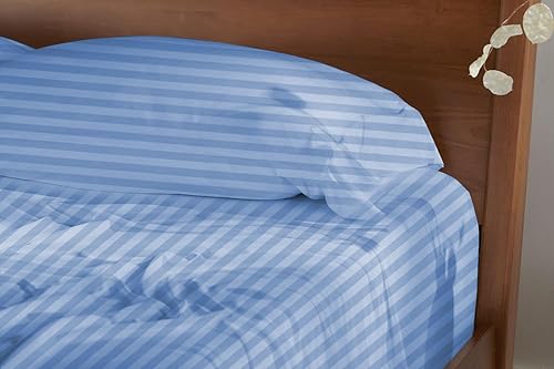 Miniatura 5 de Luxury Hotel Collection - Juego de sábanas de 4 piezas con bolsillo profundo de 15 pulgadas, 100% algodón egipcio de 800 hilos, tejido de satén liso