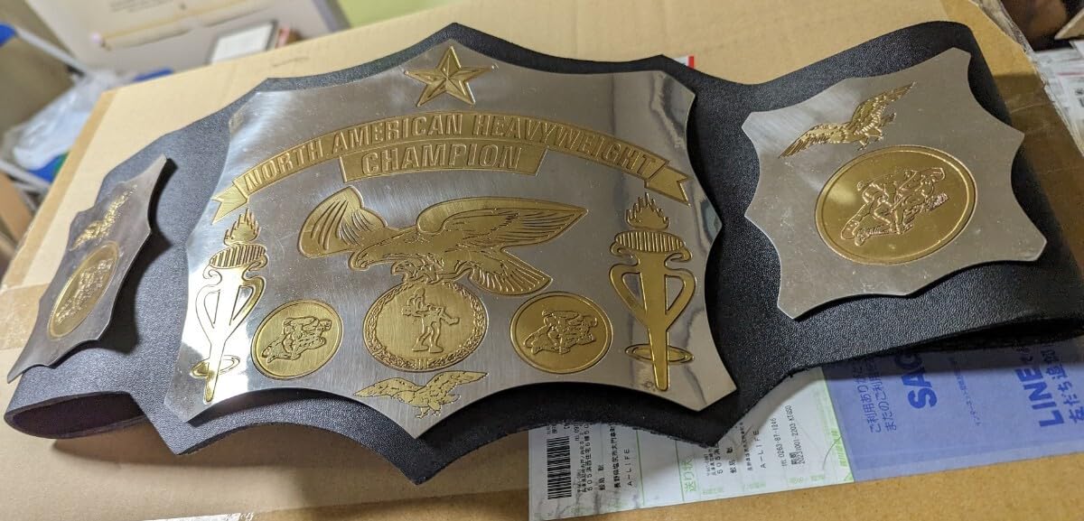 Amazon.co.jp: 新日本 坂口征二 レプリカ チャンピオンベルト 北米