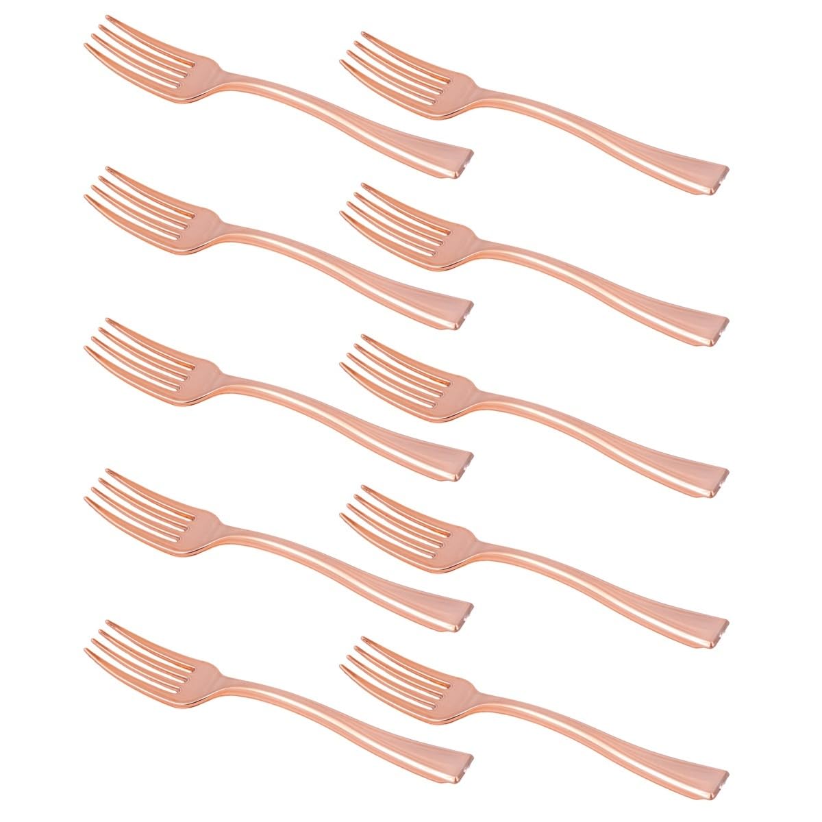 Cabilock Mini Forks Disposable Fruit Forks Plastic Dessert Forks for Cake Pudding Appetizers Small Samples 3.85 in Flatware for Catering Banquets Weddings Reunions Party Supplies — Amazon image 8