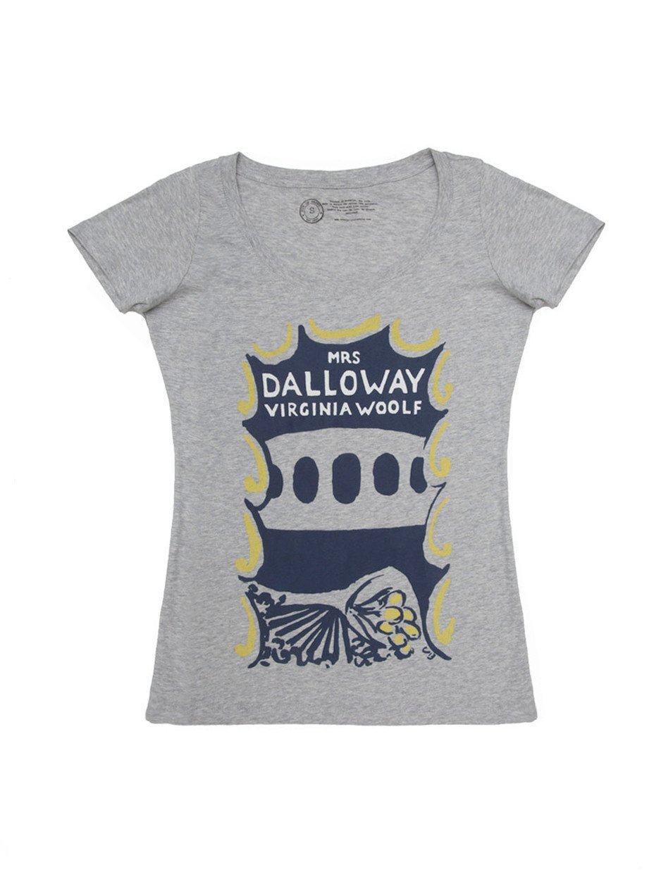 Out of PrintWomen's Modern Literary Classics Book-Themed Scoop Neck Tee T-Shirt