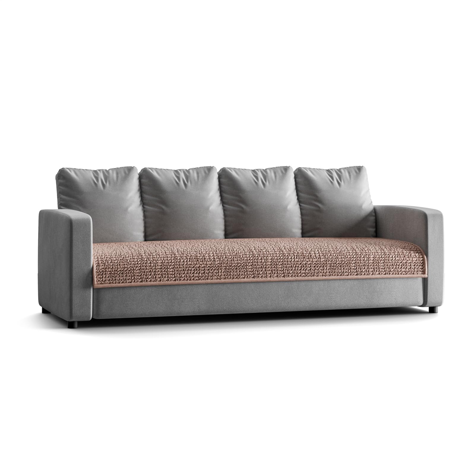 PAULATO – Cubre sofá Impermeable 1 Plaza, Antideslizante – Retiene los líquidos en el Interior – Apto para Mascotas y niños Marsala – 63x220 cm
