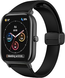 سوار ساعة بديل من السيليكون مقاس 20 ملم من جانجبي، متوافق مع أمازفيت GTS 4/GTS 4 ميني/GTS 3/GTS 2/GTS 2 ميني/GTS 2e/أمازفيت بيب 3/بيب U/بيب U برو/بيب S/بيب لايت/GTR 42 ملم