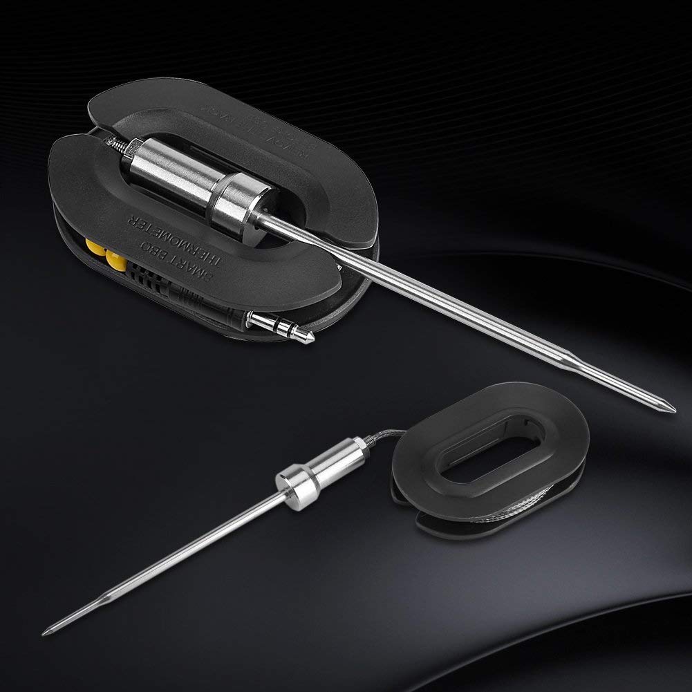 Smart BBQ Grillthermometer – verbesserte Edelstahlsonden sicher im Freien zu lassen Grill-Fleisch-Räucher – Fernalarm
