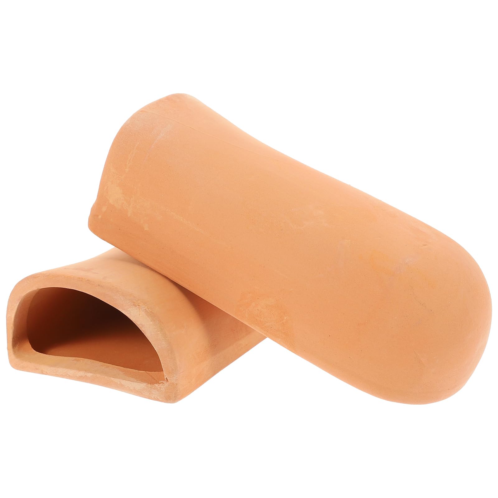 Amosfun Lot de 2 incubateurs de poissons - Décoration d'aquarium - Décoration à la main - Grotte d'élevage de crevettes - Abri de poisson - Résistant à l'usure - Céramique - Ardoise