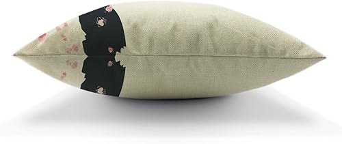 Miniatura 2 de HGOD DESIGNS Funda de almohada con diseño de caballo, hermoso caballo blanco africano, funda de cojín cuadrada estándar decorativa para el hogar