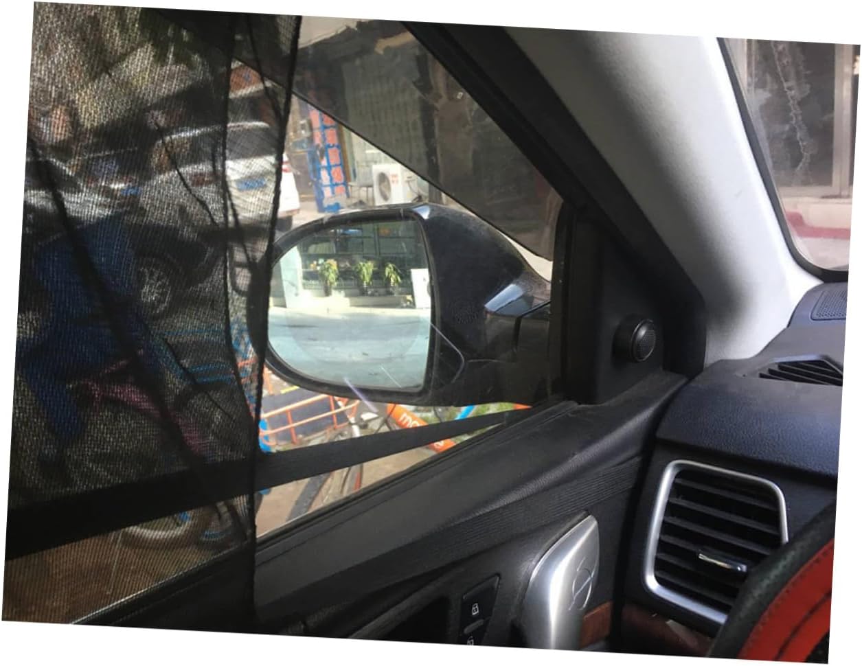 PRETYZOOM 4pcs Summer Car Curtain Heat Insulation Window Cover for UV Protection Front Rear Window Sunscreen Shades Easy Installation for Outdoor Privacy and Comfort