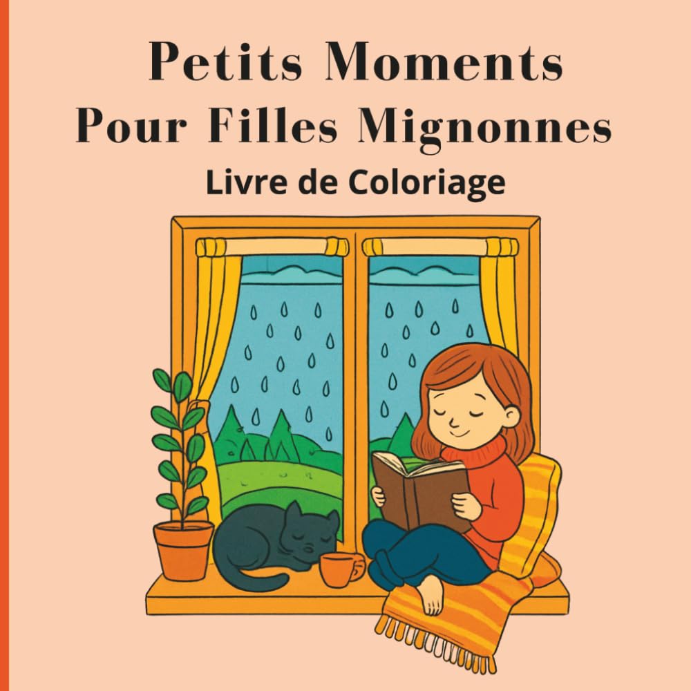 Petits Moments pour Filles MignonnesLivre de coloriage: Des scènes adorables et faciles à colorier pour se détendre, se ressourcer et profiter d'un quotidien paisible