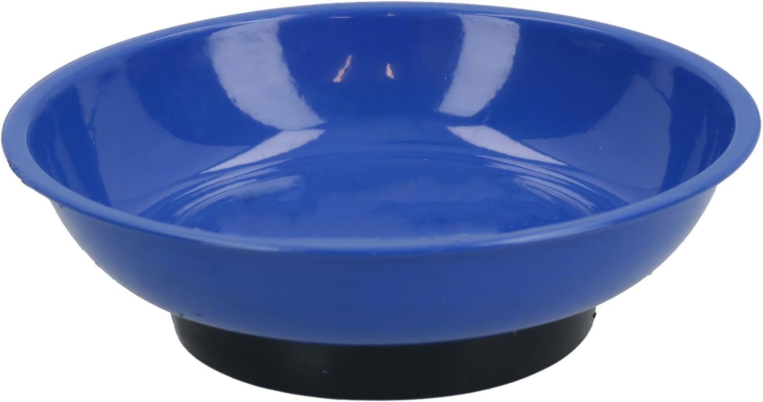 6 x 4" Magnetic Parts Tray Dish Storage Holder Circular Round Nuts Bolts Fixings