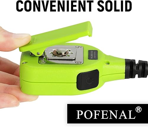 Miniatura 6 de APX 6000 APX 4000 - Micrófono de radio a prueba de agua, micrófono remoto de hombro con conector de audio de 0.138 in compatible con Motorola XPR