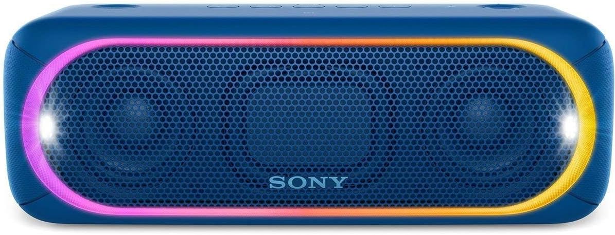 Sony SRS-XB30/LC-IN5 1.0 Channel Wireless Bluetooth Portable Speaker (Blue)